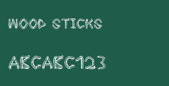wood sticks