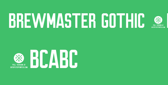 Brewmaster Gothic Demo