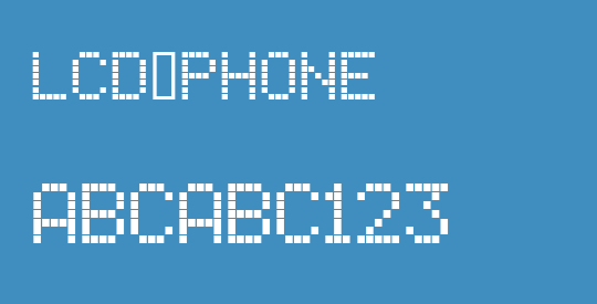 lcd phone