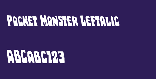 Pocket Monster Leftalic