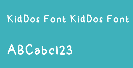 KidDos Font KidDos Font