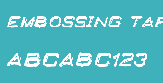 Embossing Tape 2 (BRK)