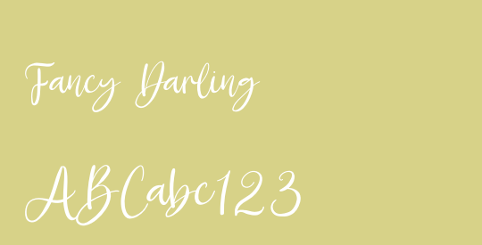 Fancy Darling