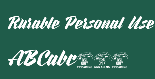 Rurable Personal Use Only