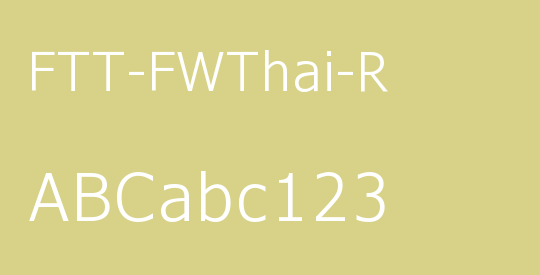 FTT-FWThai-R
