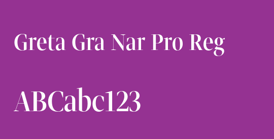 Greta Gra Nar Pro Reg