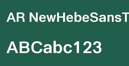 AR NewHebeSansTh HV