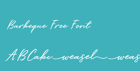 Barbeque Free Font