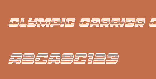 Olympic Carrier Chrome Italic