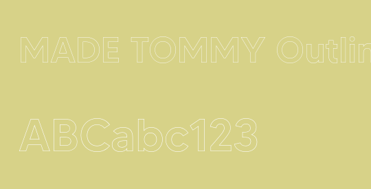 MADE TOMMY Outline