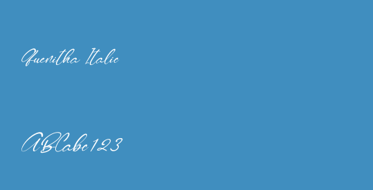 Quenitha Italic