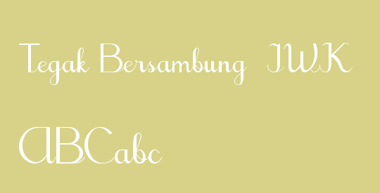 Tegak Bersambung_IWK