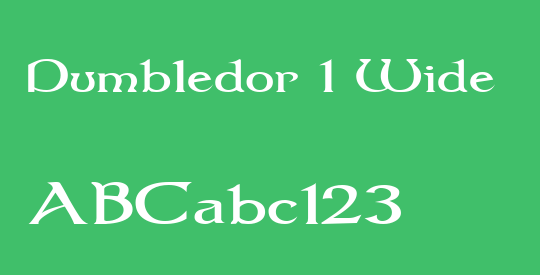 Dumbledor 1 Wide