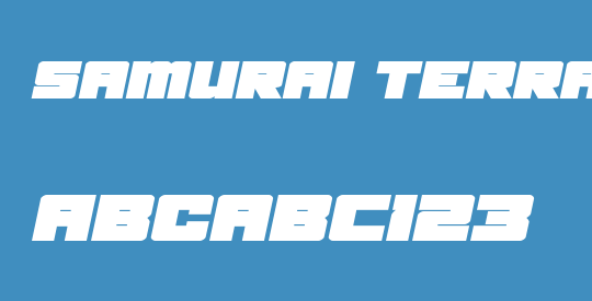 Samurai Terrapin Expanded Italic