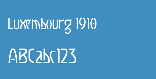 Luxembourg 1910