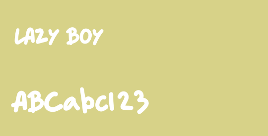 LAZY BOY