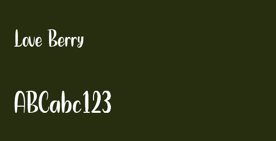Love Berry