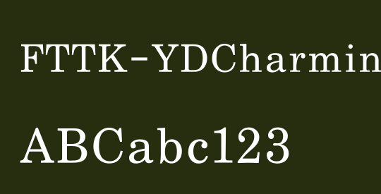 FTTK-YDCharmingMincho