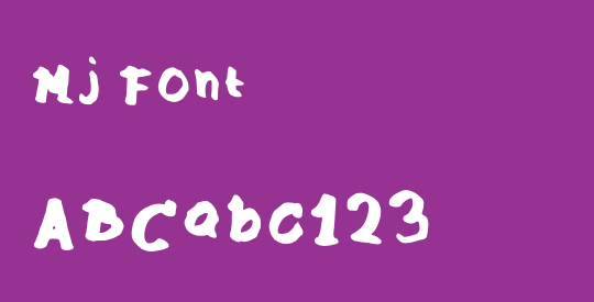 Mj Font
