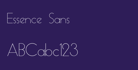 Essence Sans