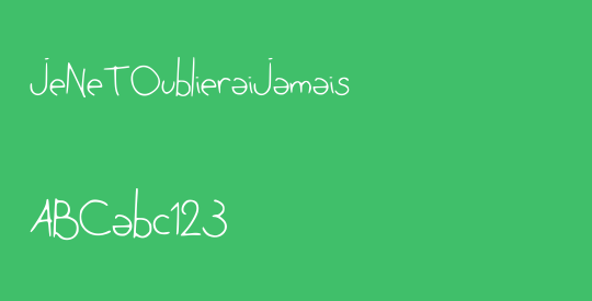 JeNeTOublieraiJamais