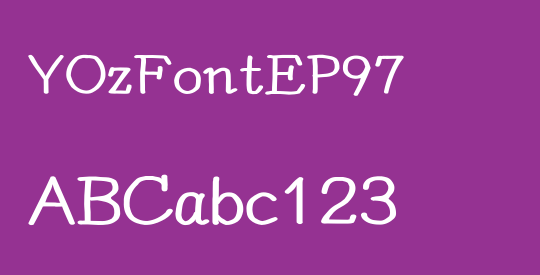 YOzFontEP97