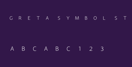 Greta Symbol Std