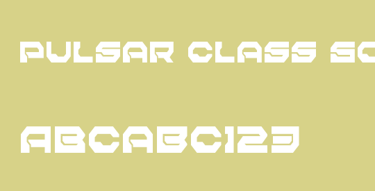 Pulsar Class Solid Condensed