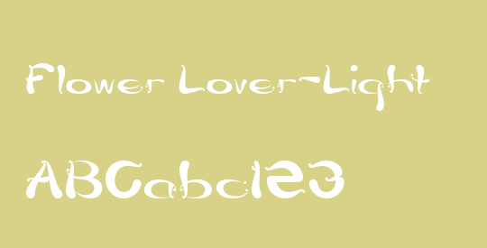 Flower Lover-Light