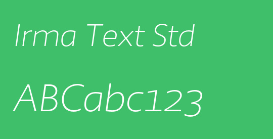 Irma Text Std