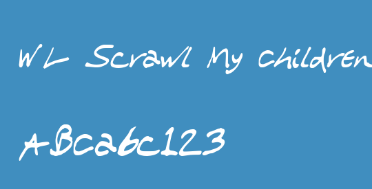 WL Scrawl My Children