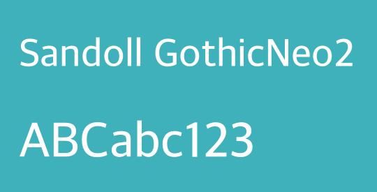 Sandoll GothicNeo2