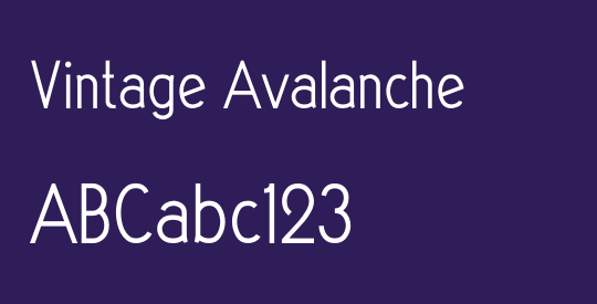 Vintage Avalanche