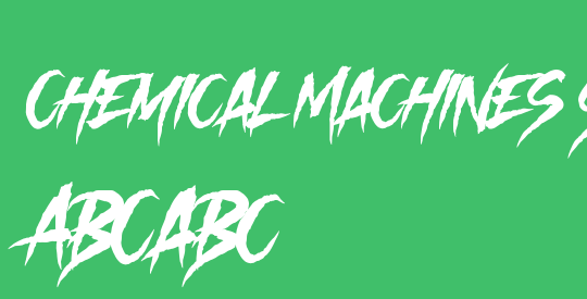 Chemical Machines Slant Demo