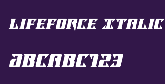 Lifeforce Italic