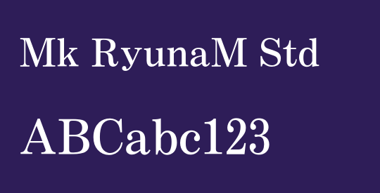 Mk RyunaM Std