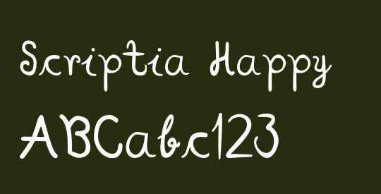 Scriptia Happy