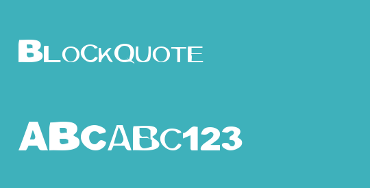Blockquote