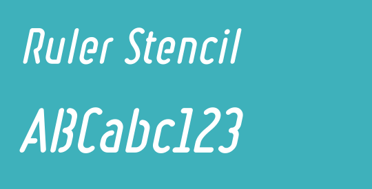 Ruler Stencil