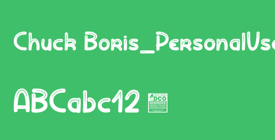 Chuck Boris_PersonalUseOnly